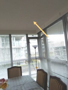 Another ceiling leak in a concrete high rise.